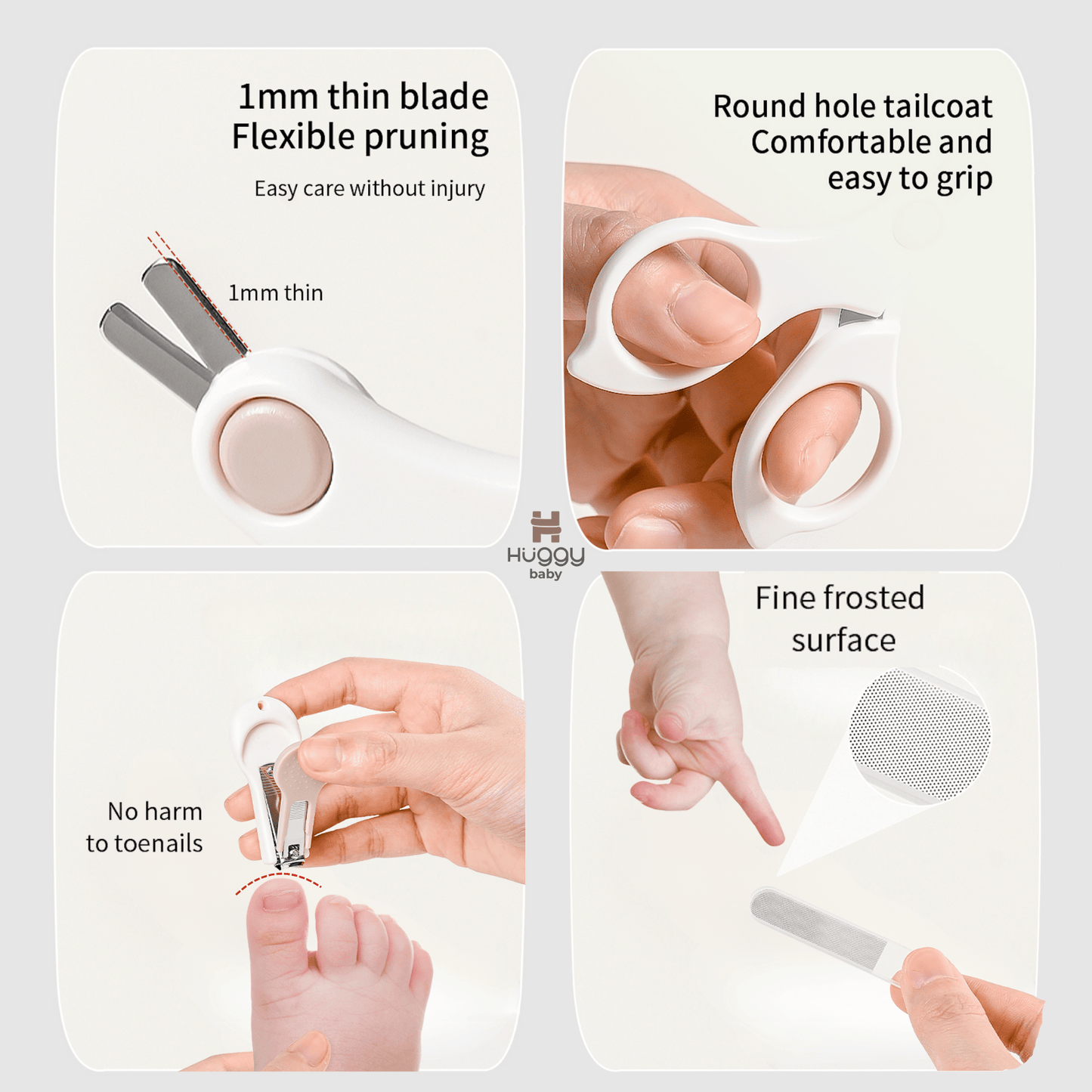 Huggy Baby GK005 Cloud Nail Care Kit | Set Gunting Kikir Kuku Bayi Manicure Pedicure