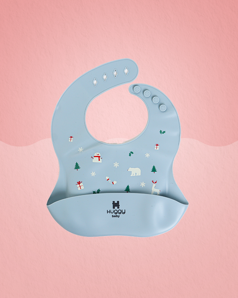 Huggy Baby BIB01 Silicone Bib