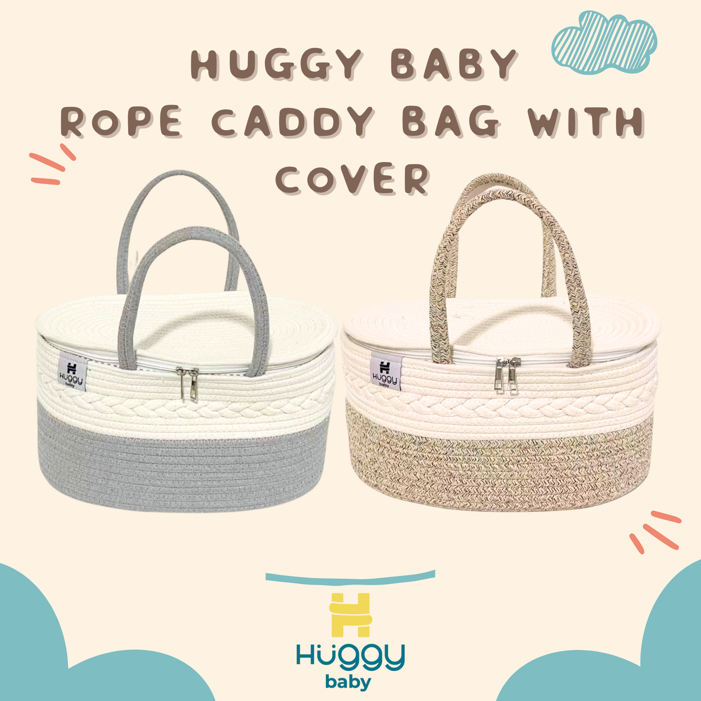 Huggy Baby BAG01 Rope Caddy Bag