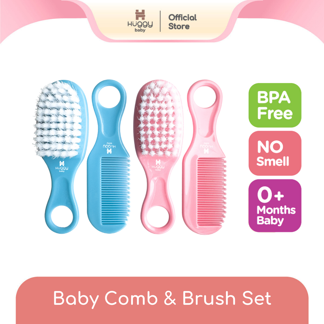 Huggy Baby BC001 Comb and Brush Set