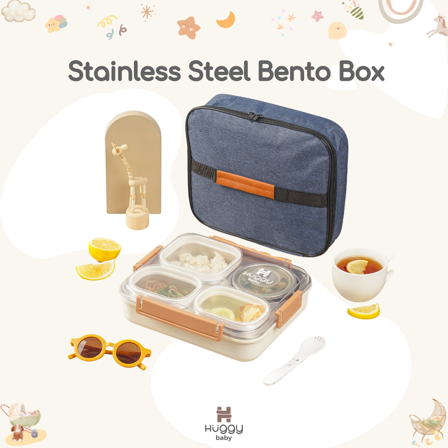 Huggy Baby KM05 Stainless Steel Bento Box