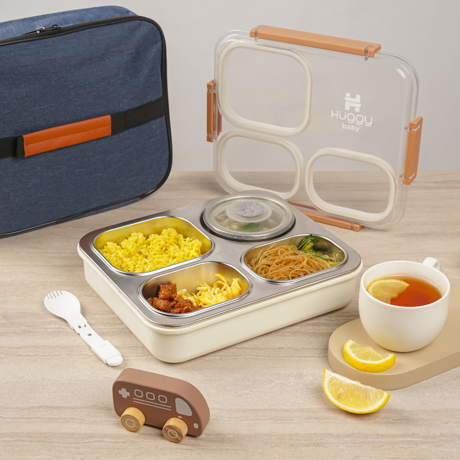 Huggy Baby KM05 Stainless Steel Bento Box