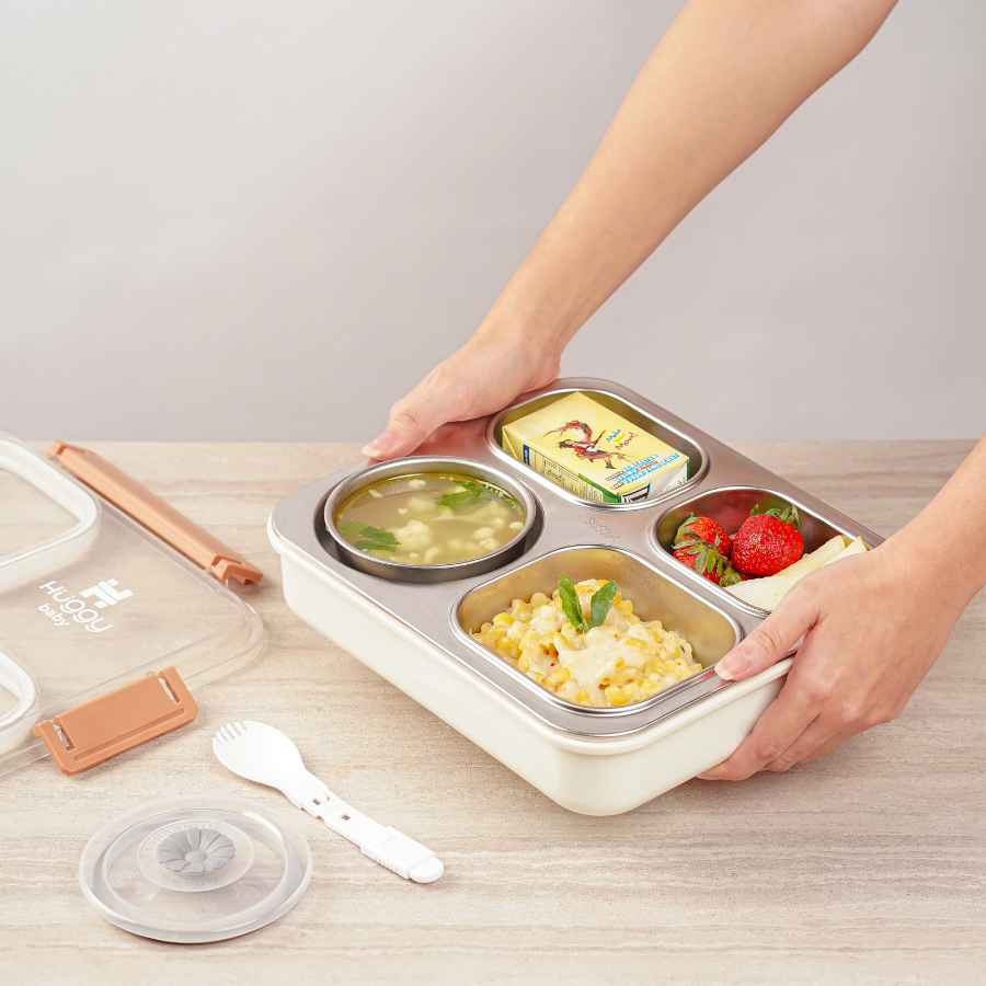 Huggy Baby KM05 Stainless Steel Bento Box