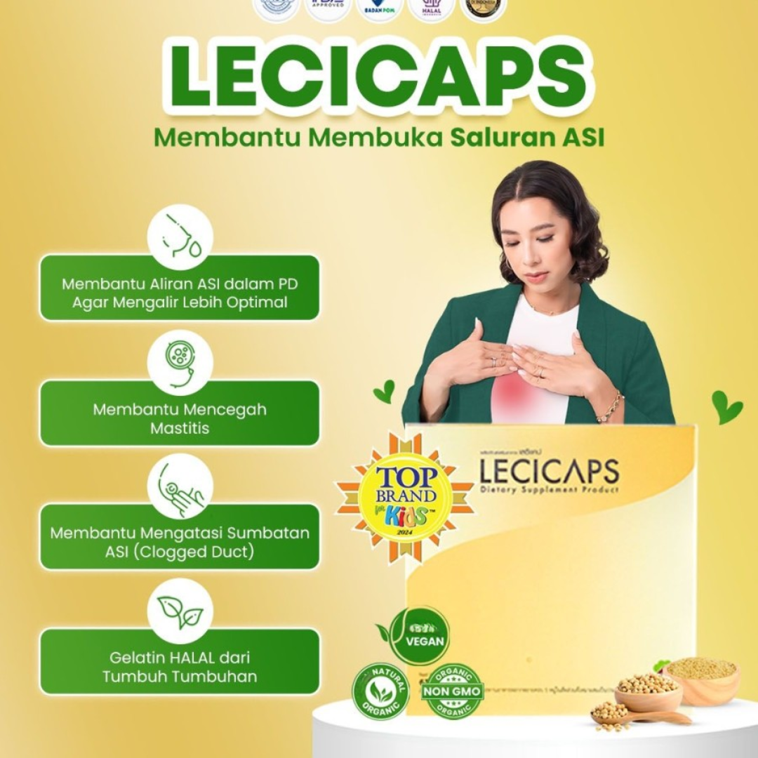 Lecicaps Pelancar Saluran ASI Booster 30 Kapsul