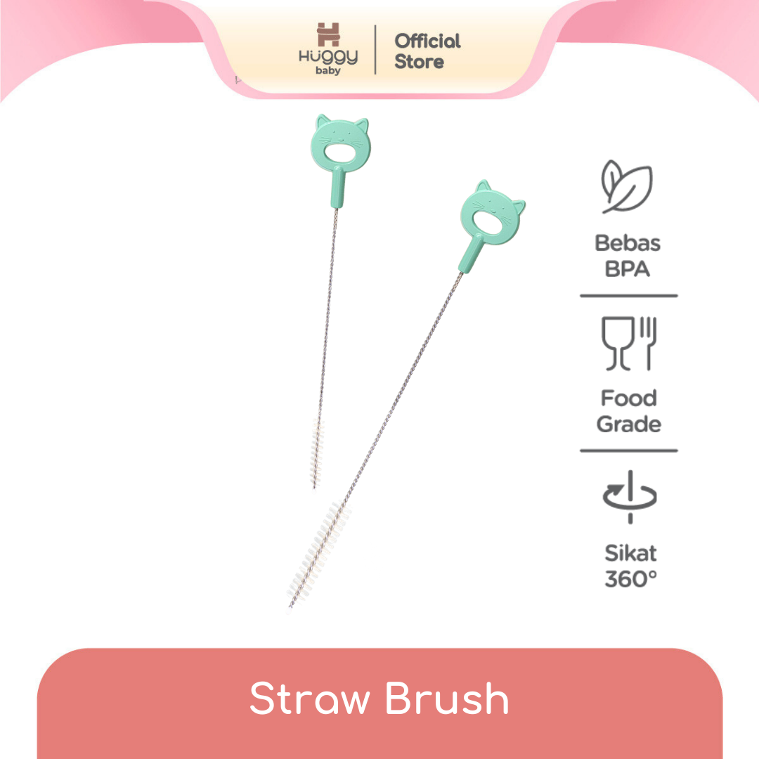 Huggy Baby BR006 Straw Brush