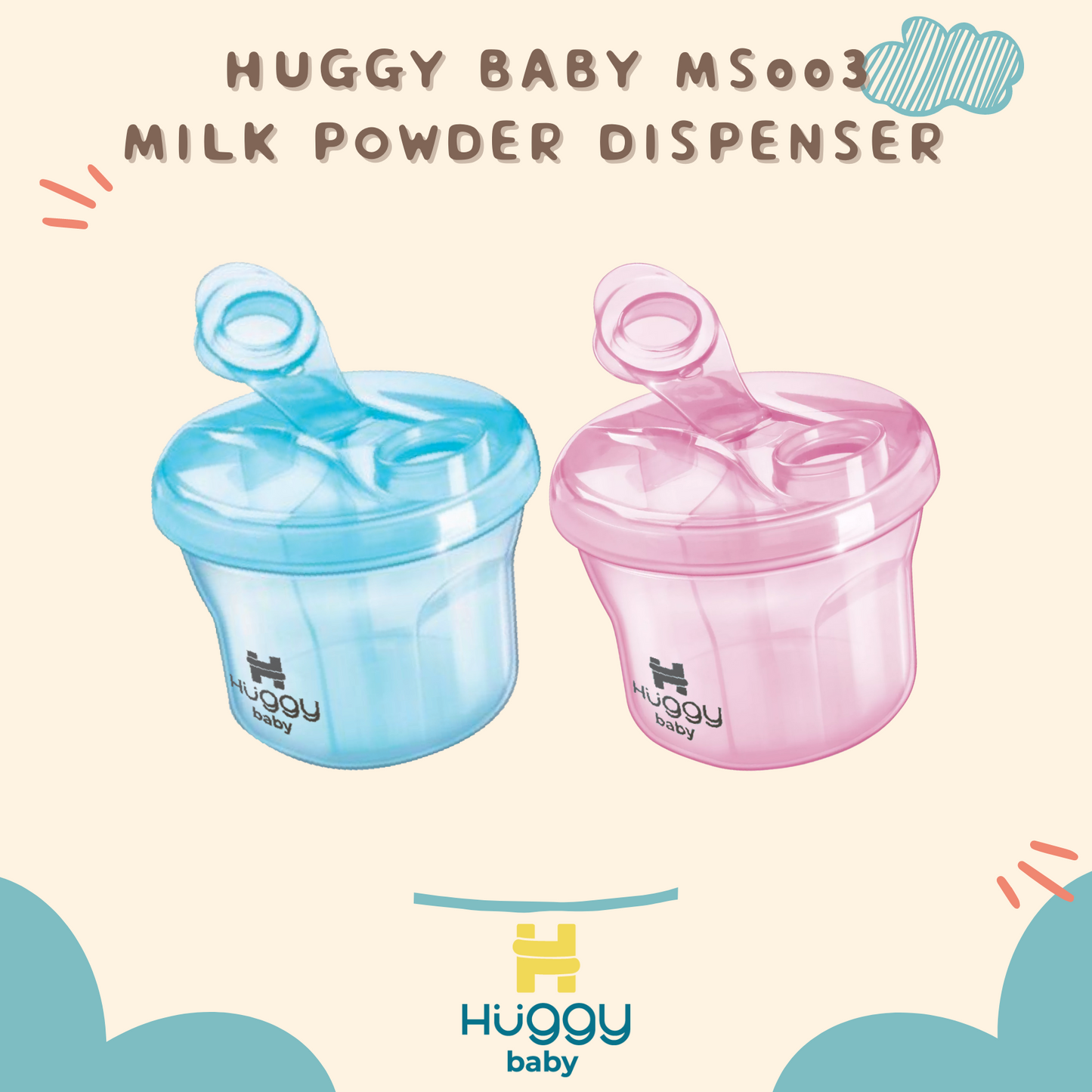 Huggy Baby MS003 Milk Powder Dispenser 270ml