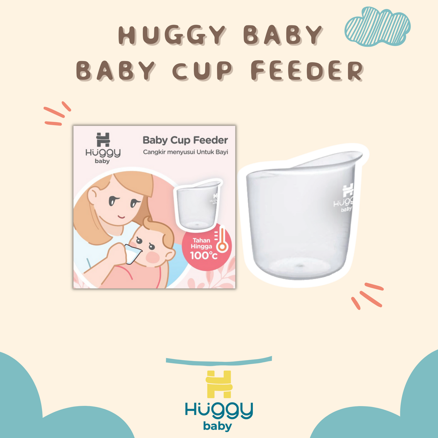 Huggy Baby FD001 Baby Cup Feeder