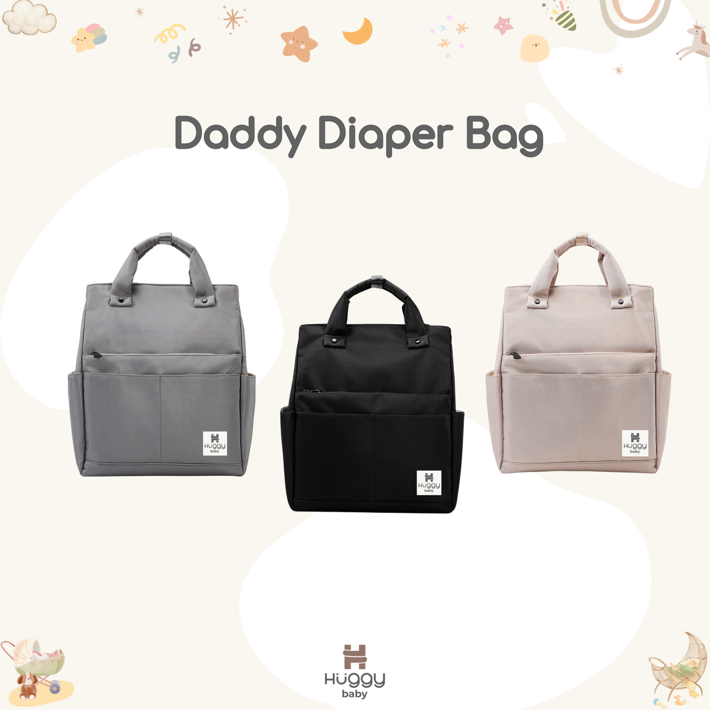 Huggy Baby BAG08 Daddy Diaper Bag