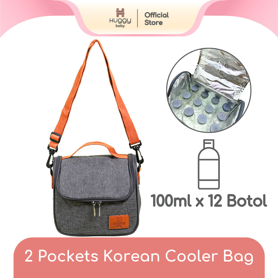 Huggy Baby BAG04 2 Pockets Korean Cooler Bag