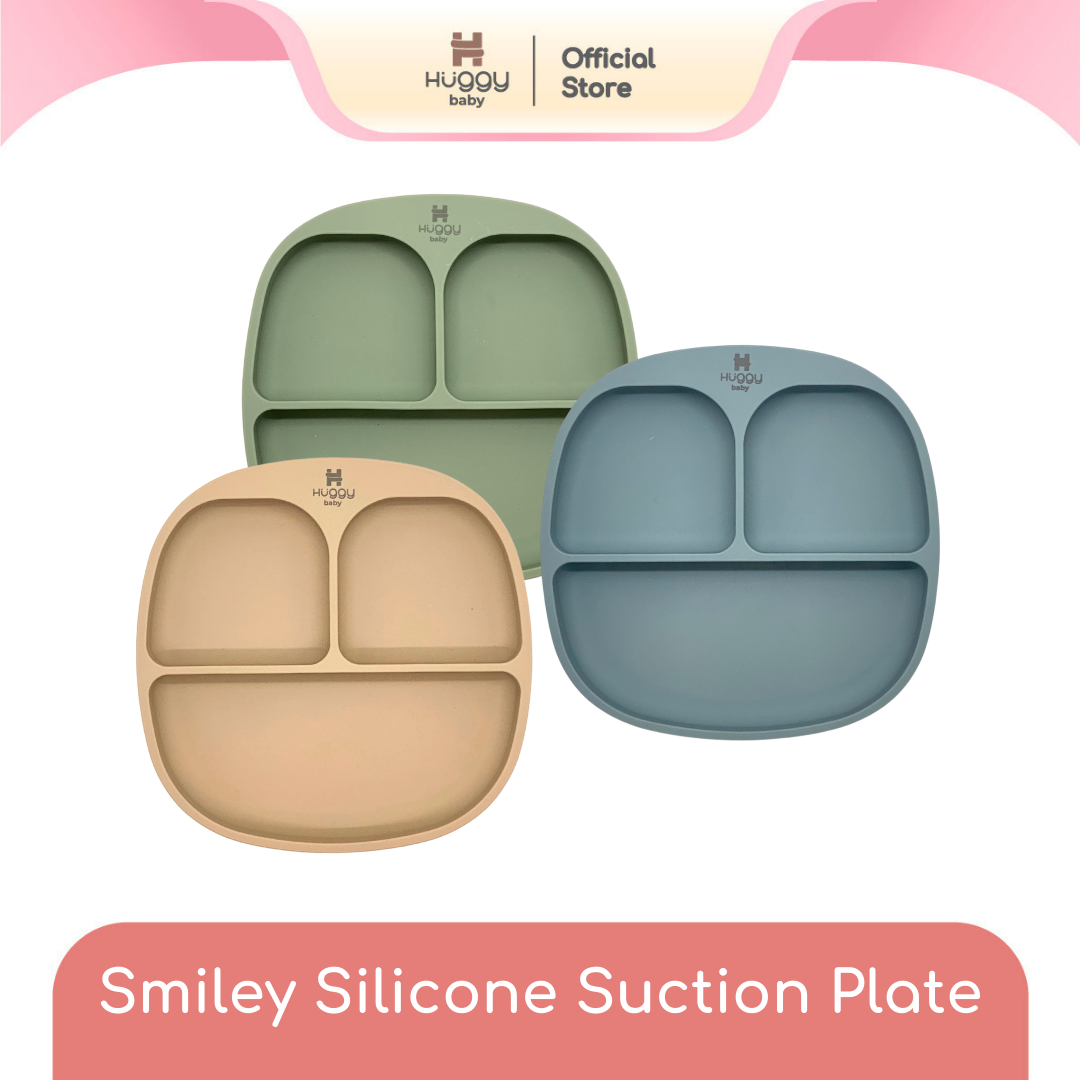 Huggy Baby AM003 Smiley Silicone Suction Plate