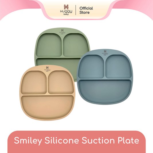 Huggy Baby AM003 Smiley Silicone Suction Plate