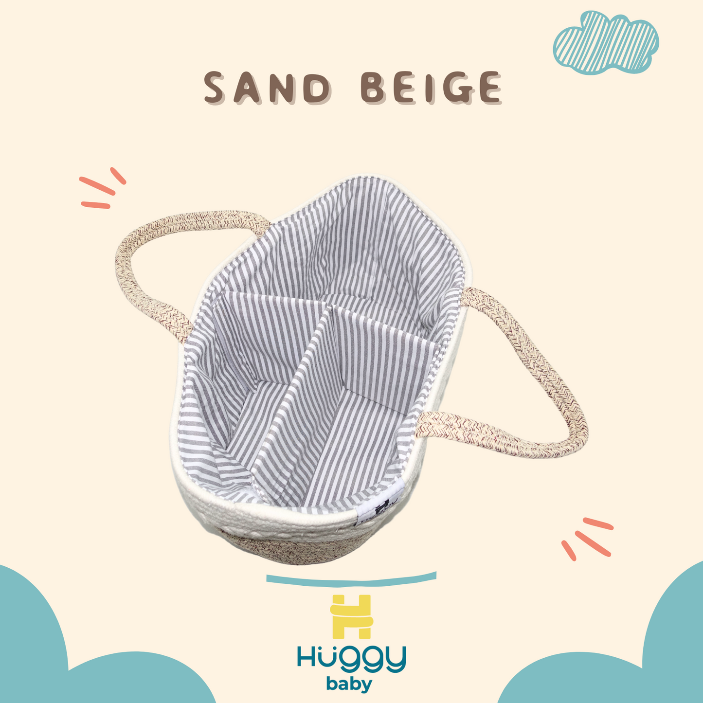 Huggy Baby BAG01 Rope Caddy Bag