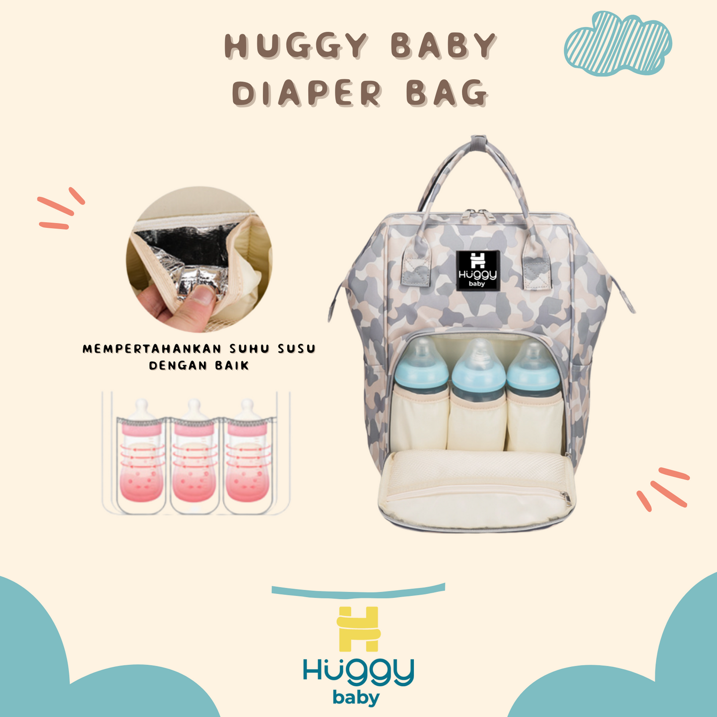 Huggy Baby BAG03 Diaper Bag