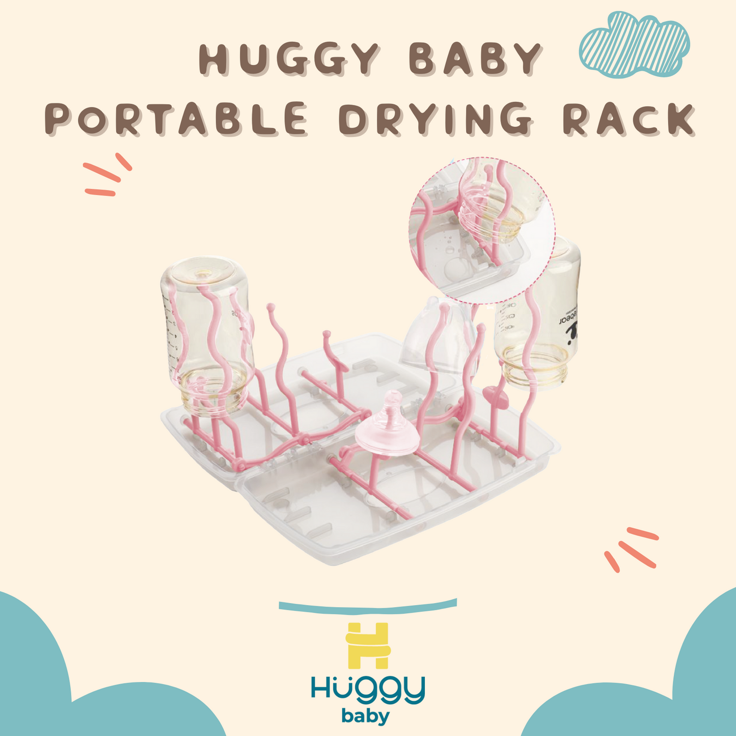 Huggy Baby DR001 Drying Rack Portable