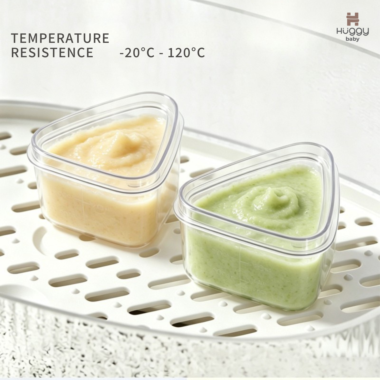 Huggy Baby WM002 Onigiri Baby Food Storage | Wadah Kotak Penyimpanan MPASI