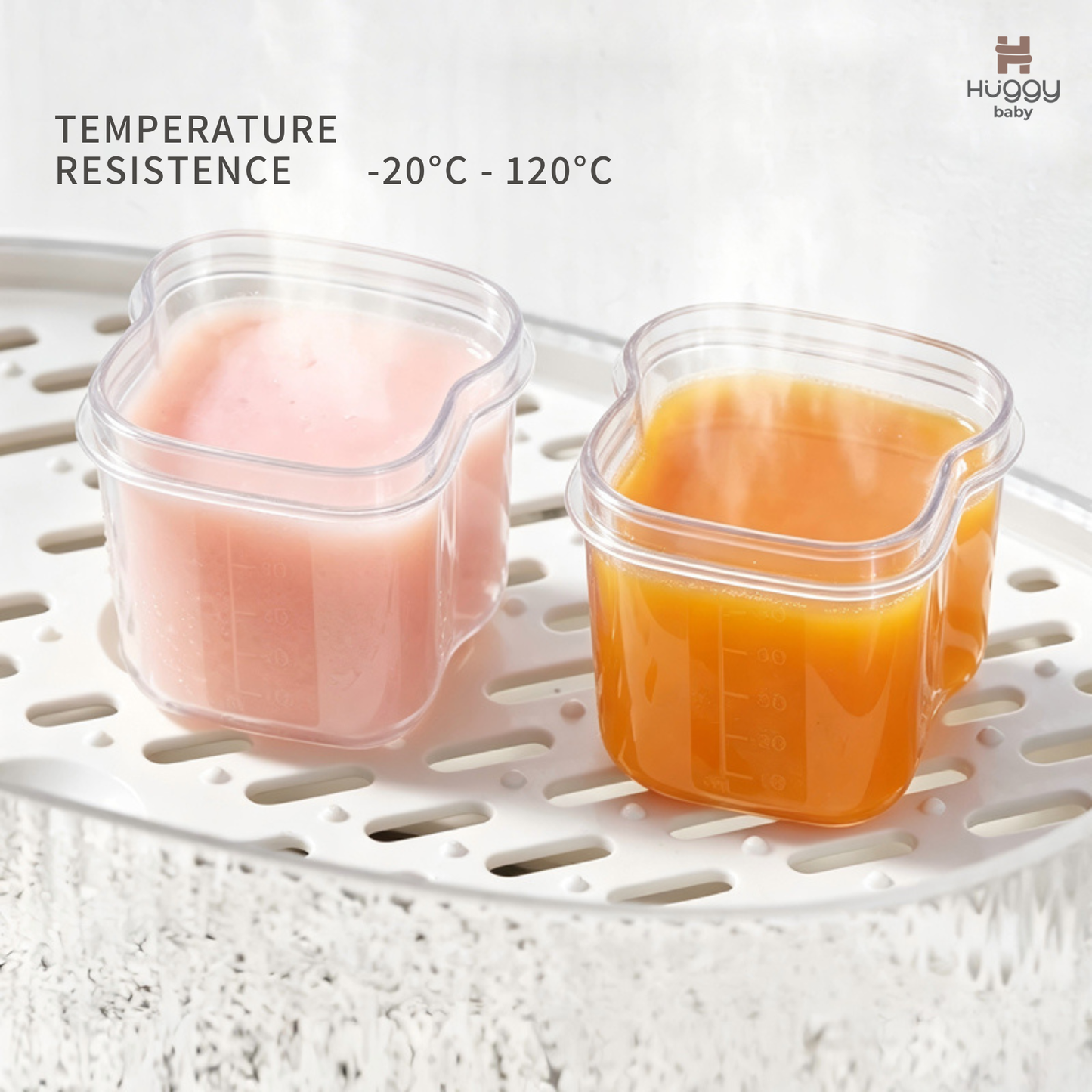 Huggy Baby WM003 Toast Baby Food Storage | Wadah Kotak Penyimpanan MPASI