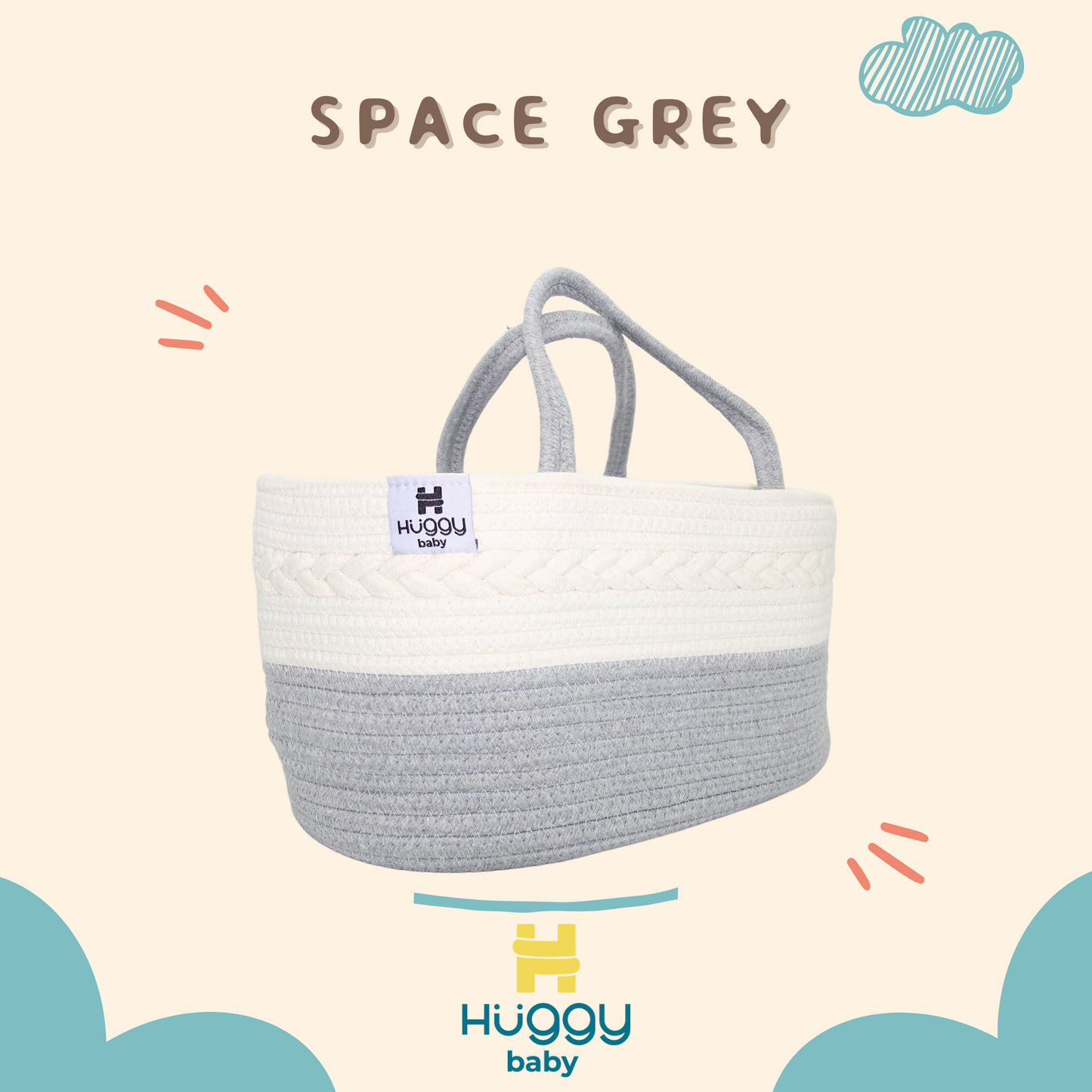 Huggy Baby BAG01 Rope Caddy Bag