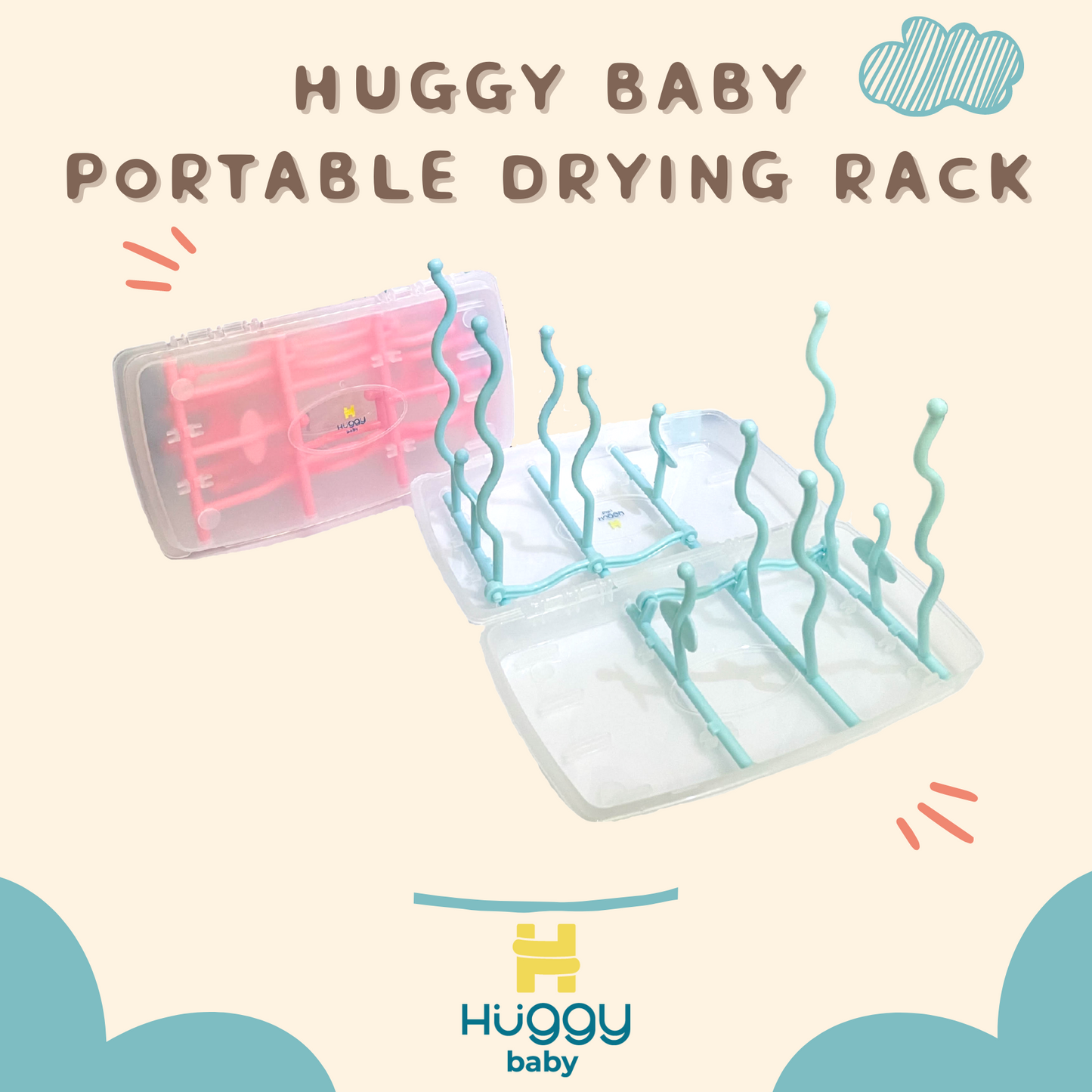 Huggy Baby DR001 Drying Rack Portable