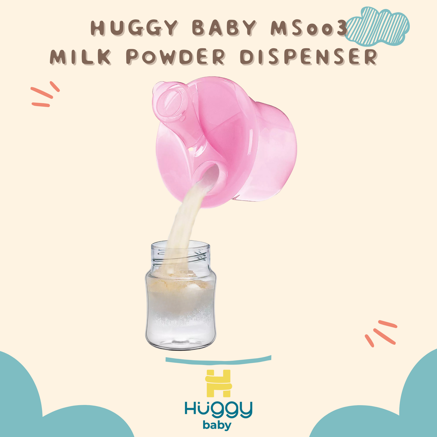 Huggy Baby MS003 Milk Powder Dispenser 270ml