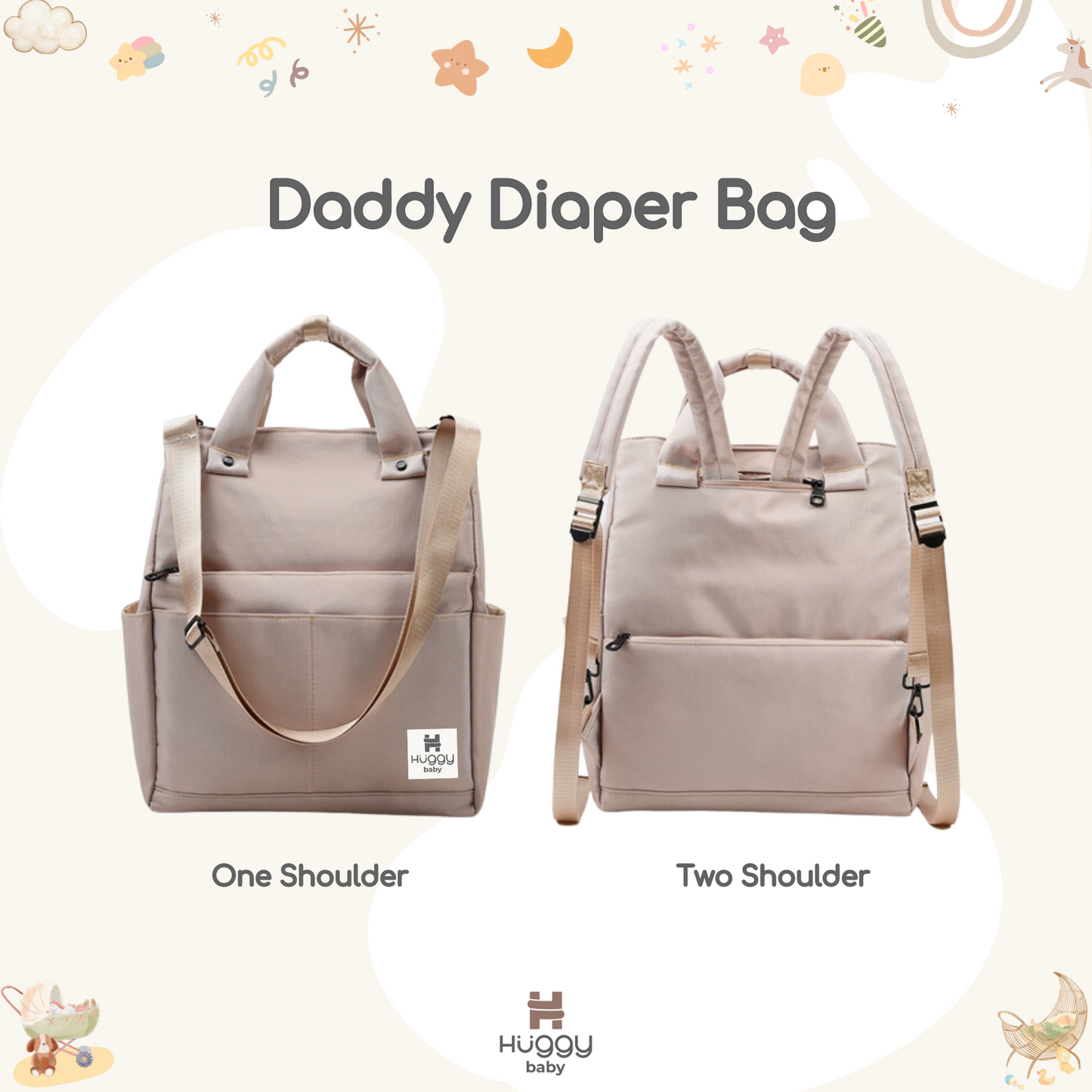 Huggy Baby BAG08 Daddy Diaper Bag