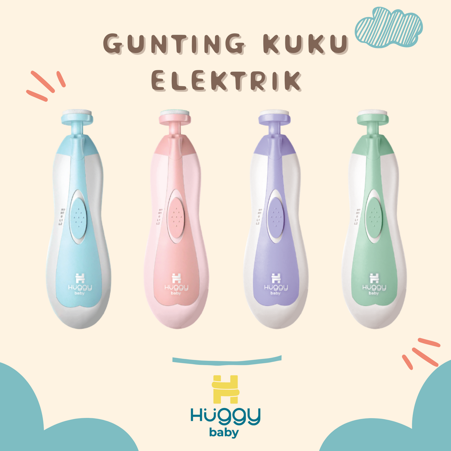 Huggy Gunting Kuku Elektrik