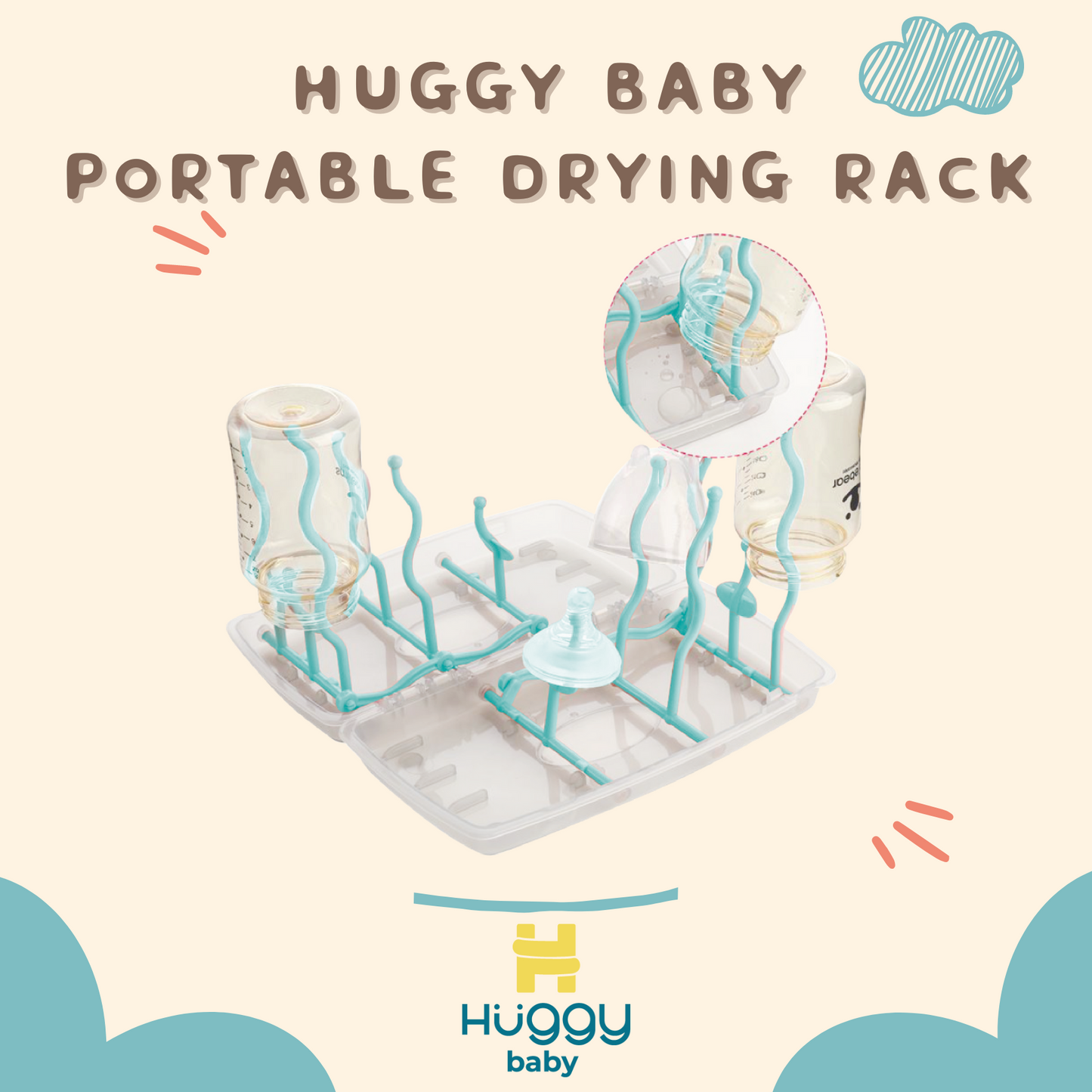 Huggy Baby DR001 Drying Rack Portable