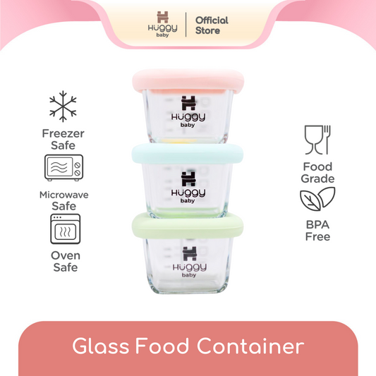 Huggy Baby WM001 Glass Food Container 160ml