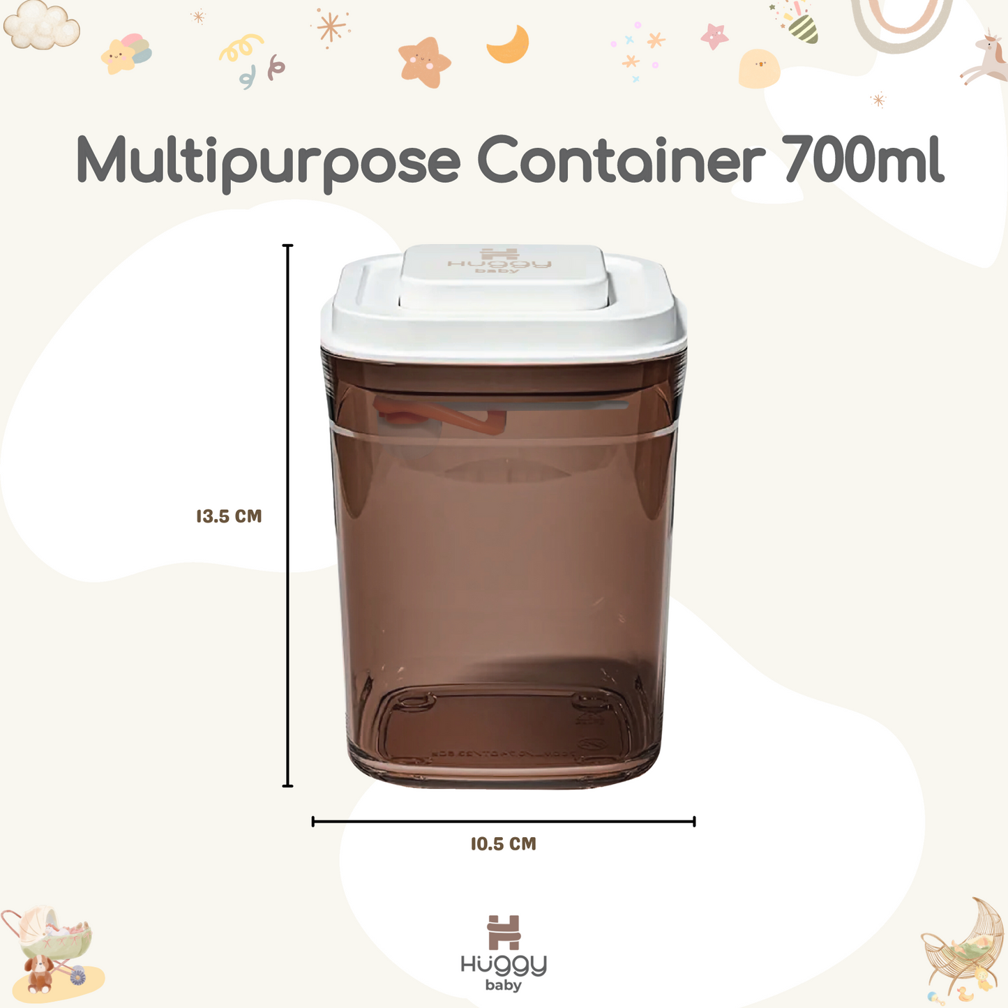 Huggy Baby MS002 Multipurpose Container 700ml