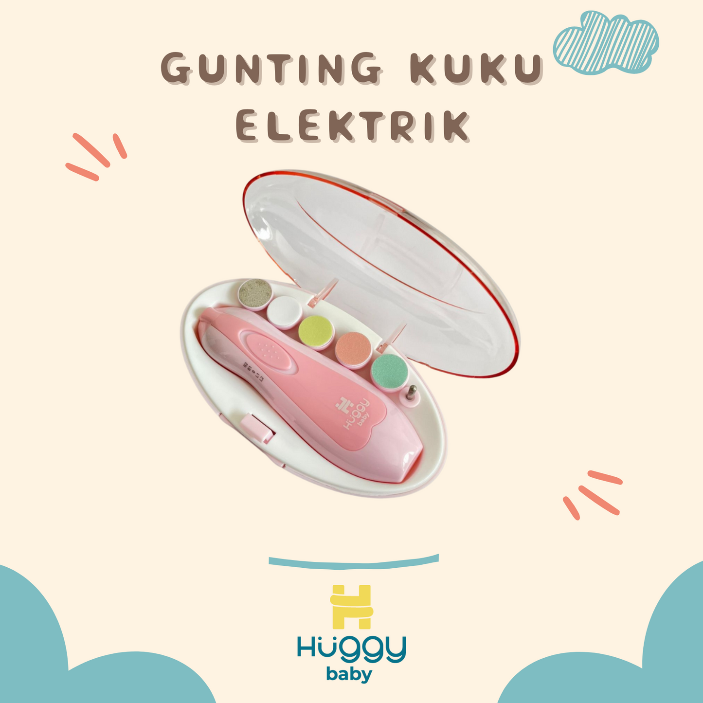 Huggy Gunting Kuku Elektrik