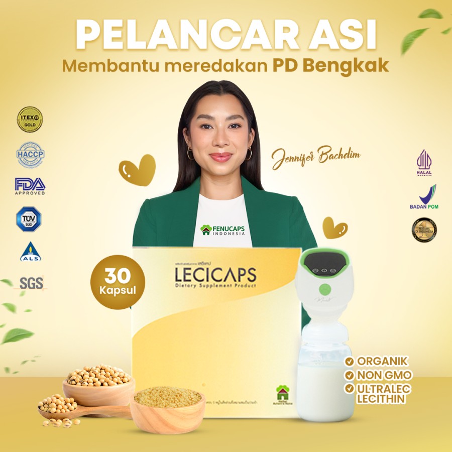 Lecicaps Pelancar Saluran ASI Booster 30 Kapsul