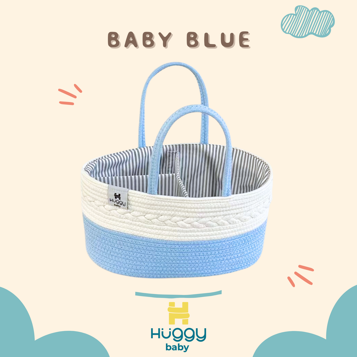 Huggy Baby BAG01 Rope Caddy Bag