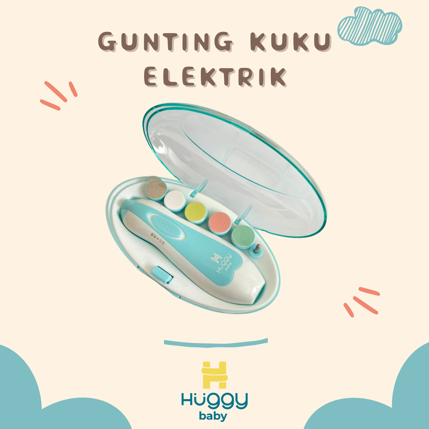 Huggy Gunting Kuku Elektrik