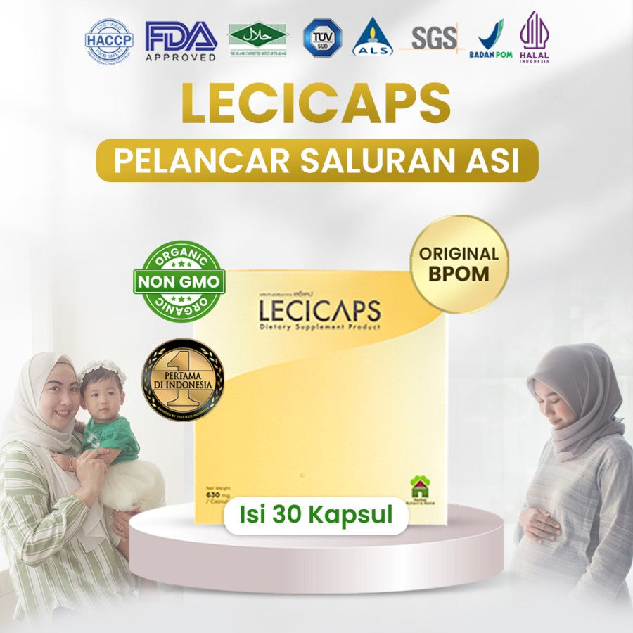 Lecicaps Pelancar Saluran ASI Booster 30 Kapsul