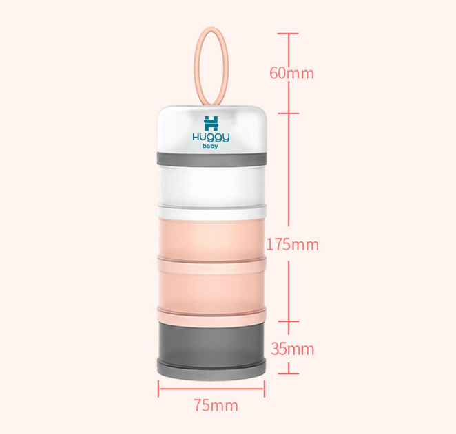 Huggy Baby MS001 Stacked Milk Container