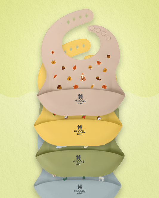 Huggy Baby BIB01 Silicone Bib