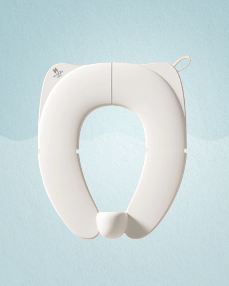 Huggy Baby POT01 Fold n Go Potty Seat | Dudukan Toilet Anak Portable Bisa Dilipat