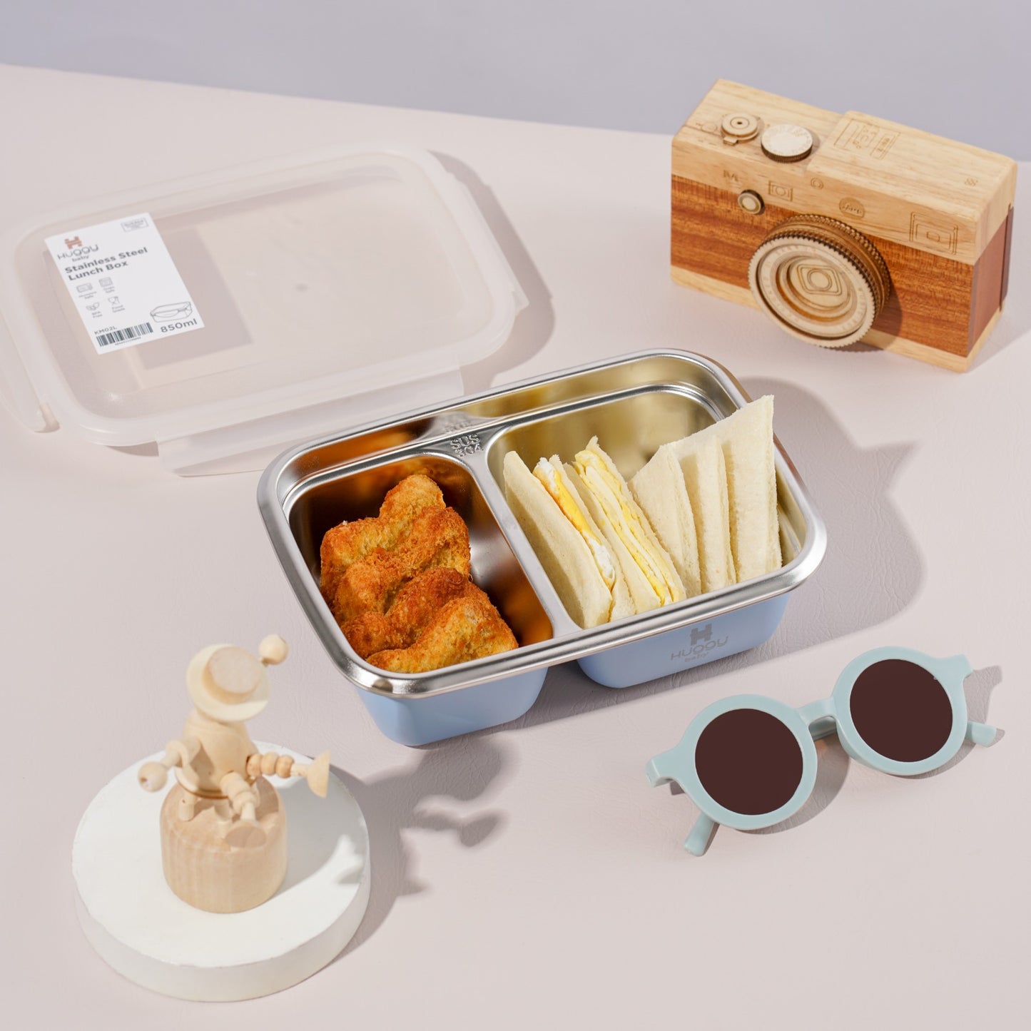 Huggy Baby Stainless Steel Lunch Box