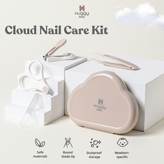 Huggy Baby GK005 Cloud Nail Care Kit | Set Gunting Kikir Kuku Bayi Manicure Pedicure