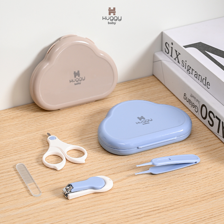 Huggy Baby GK005 Cloud Nail Care Kit | Set Gunting Kikir Kuku Bayi Manicure Pedicure