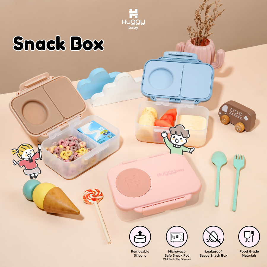 Huggy Baby KM09 Snack Box | Kotak Makan Bekal Anak