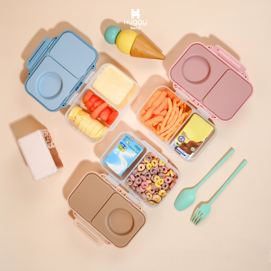 Huggy Baby KM09 Snack Box | Kotak Makan Bekal Anak