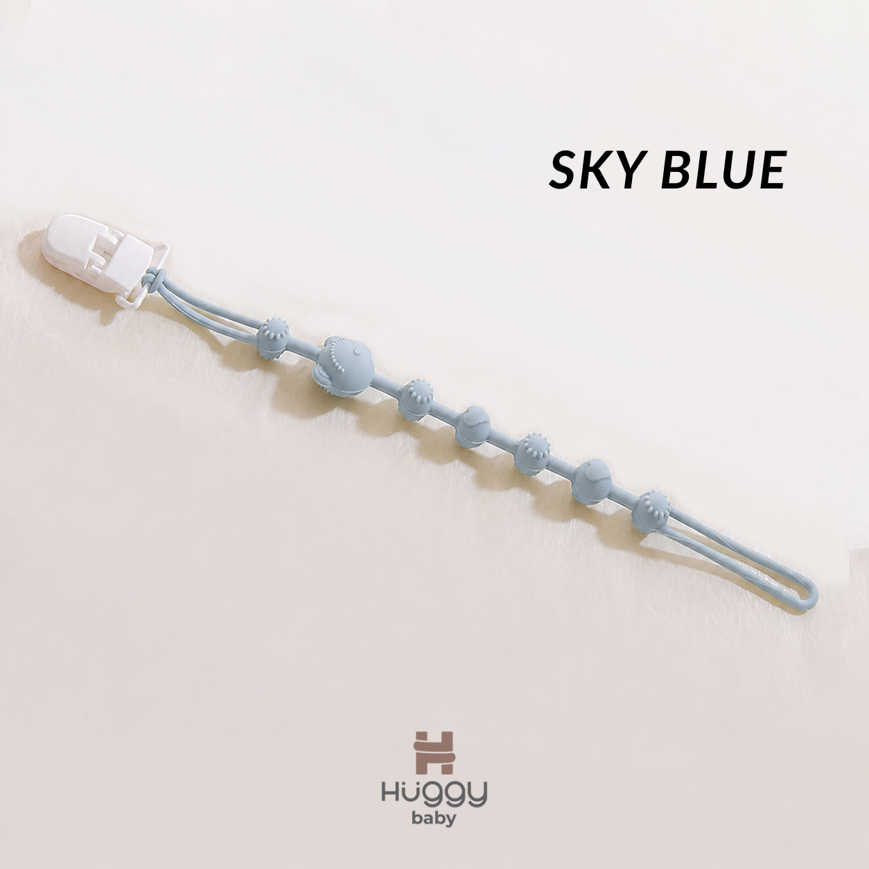 Huggy Baby PC01 Bear Pacifier Clip | Tali Empeng Dot Silikon