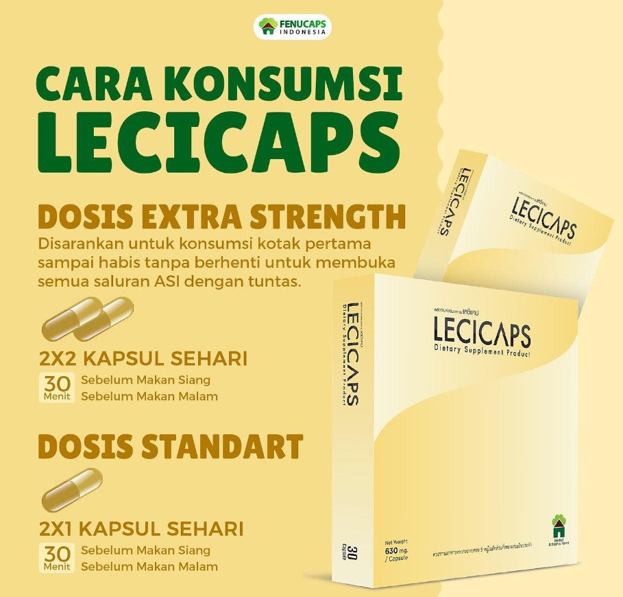 Lecicaps Pelancar Saluran ASI Booster 30 Kapsul