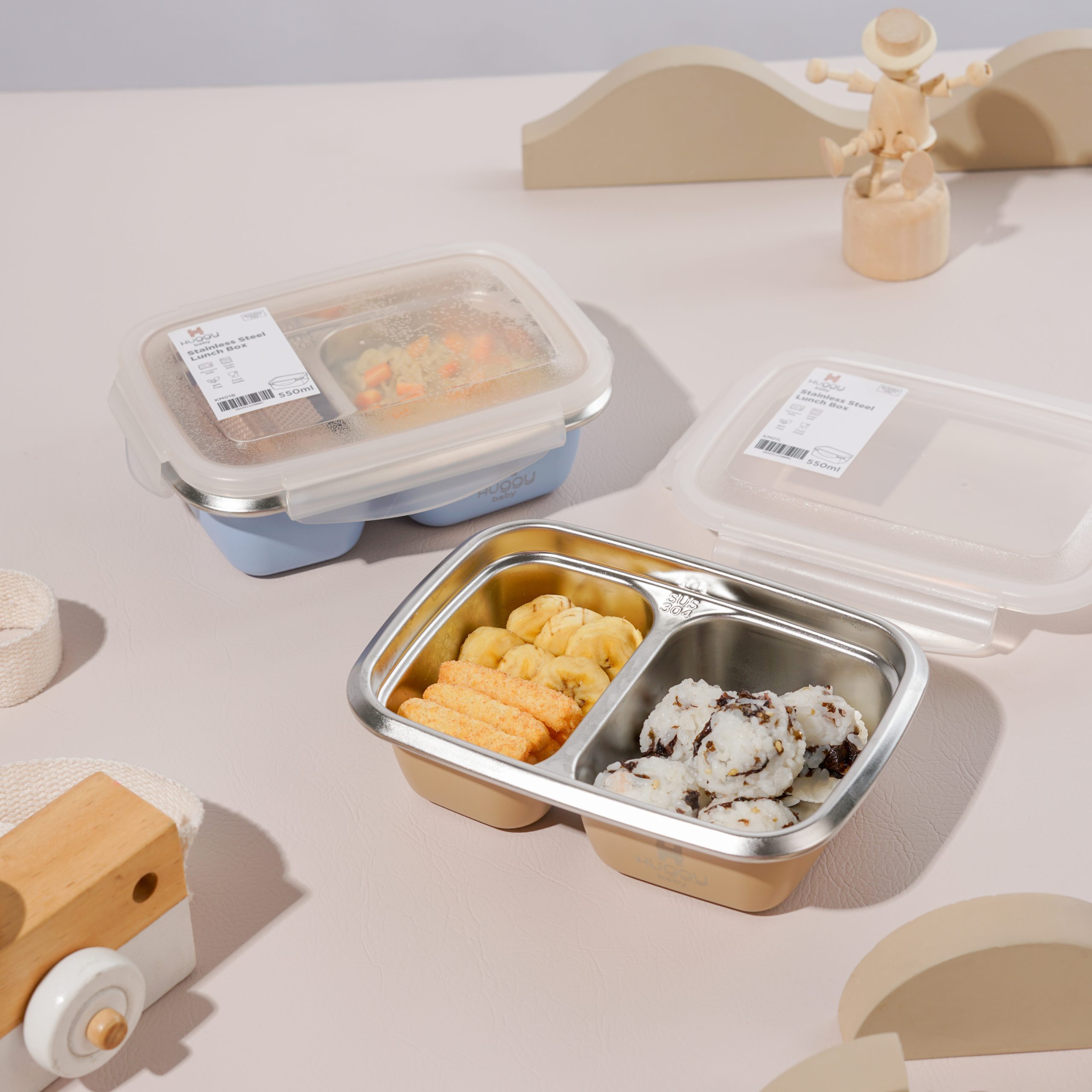 Huggy Baby Stainless Steel Lunch Box - Image 2
