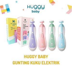 Huggy Baby Gunting Kuku Elektrik Bayi & Dewasa Electric Nail Trimmer Manicure Set