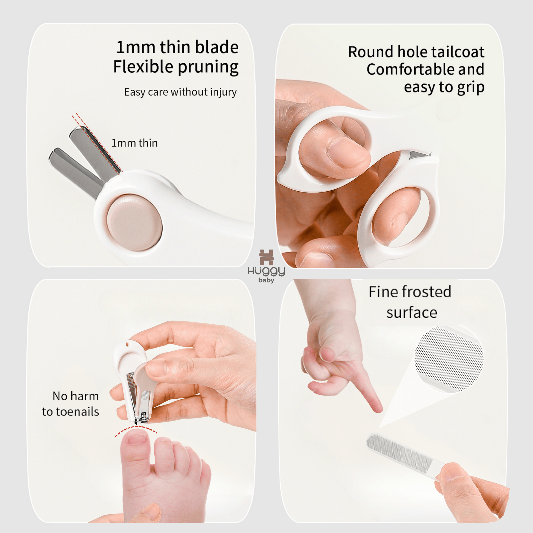 Huggy Baby GK005 Cloud Nail Care Kit | Set Gunting Kikir Kuku Bayi Manicure Pedicure - Image 3