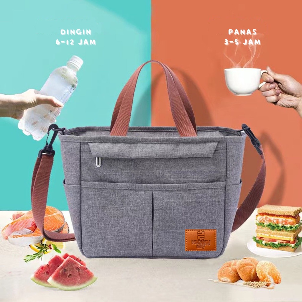 Huggy Baby BAG05 Korean Cooler Bag 5 Pockets | Tas Thermal Penyimpan ASI Makanan Bayi - Image 6